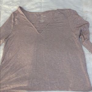 Long sleeve striped shirt